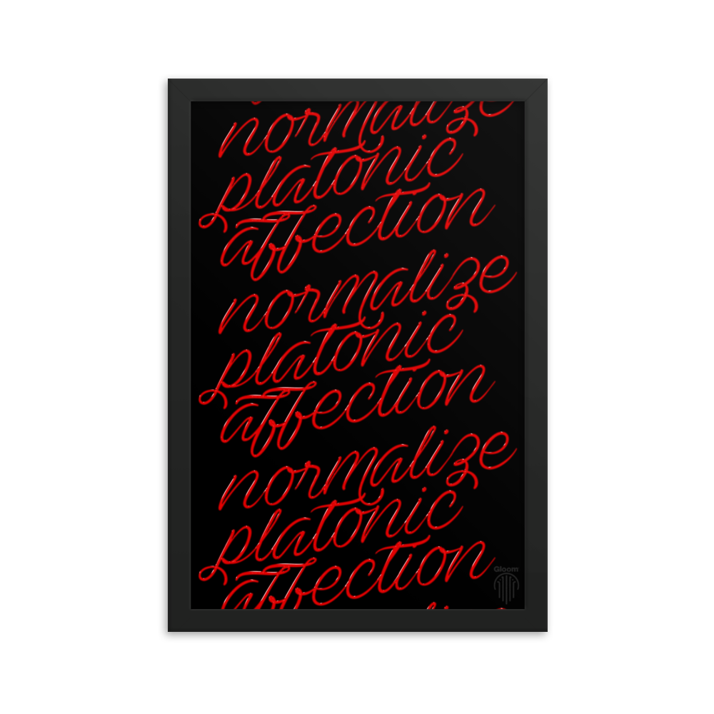 Touch Matte Framed Print