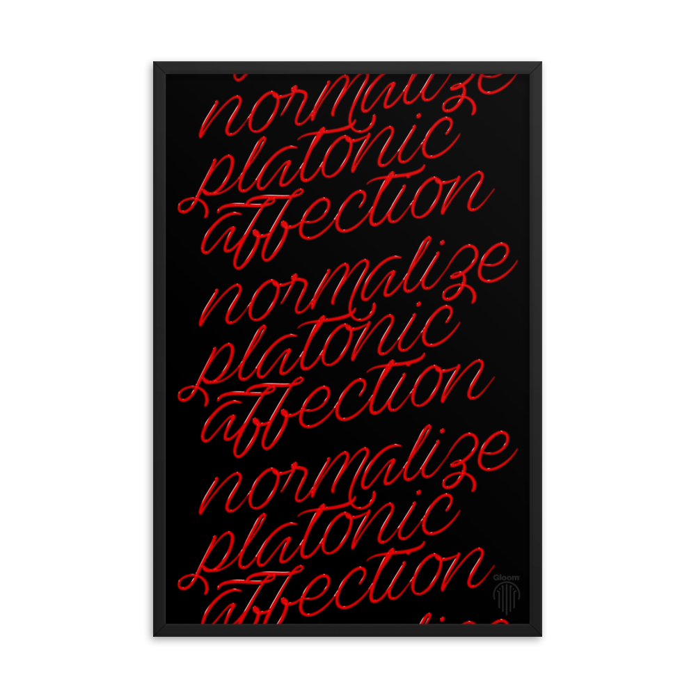 Touch Matte Framed Print