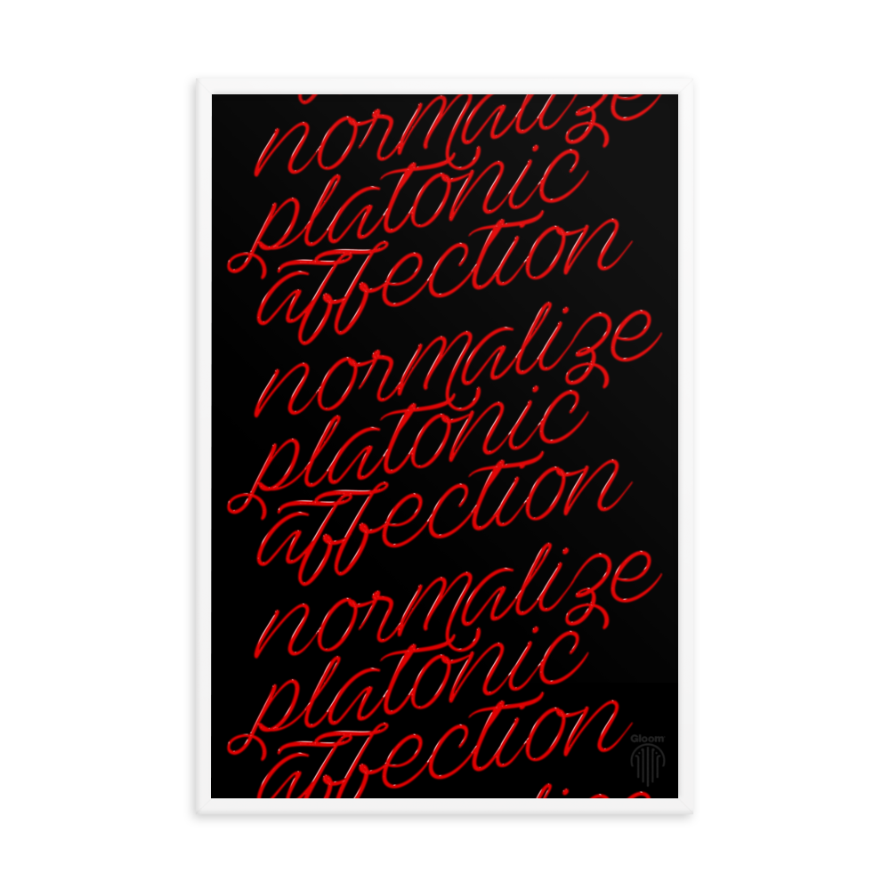 Touch Matte Framed Print
