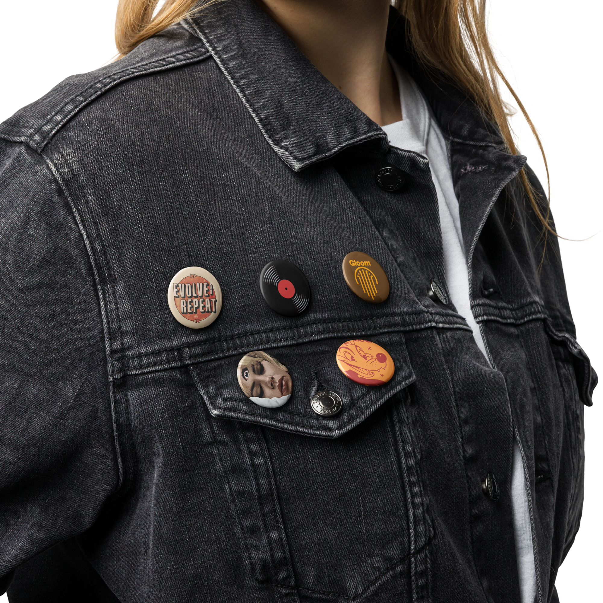 Gloom Set I • 1" Pins 5-Pack