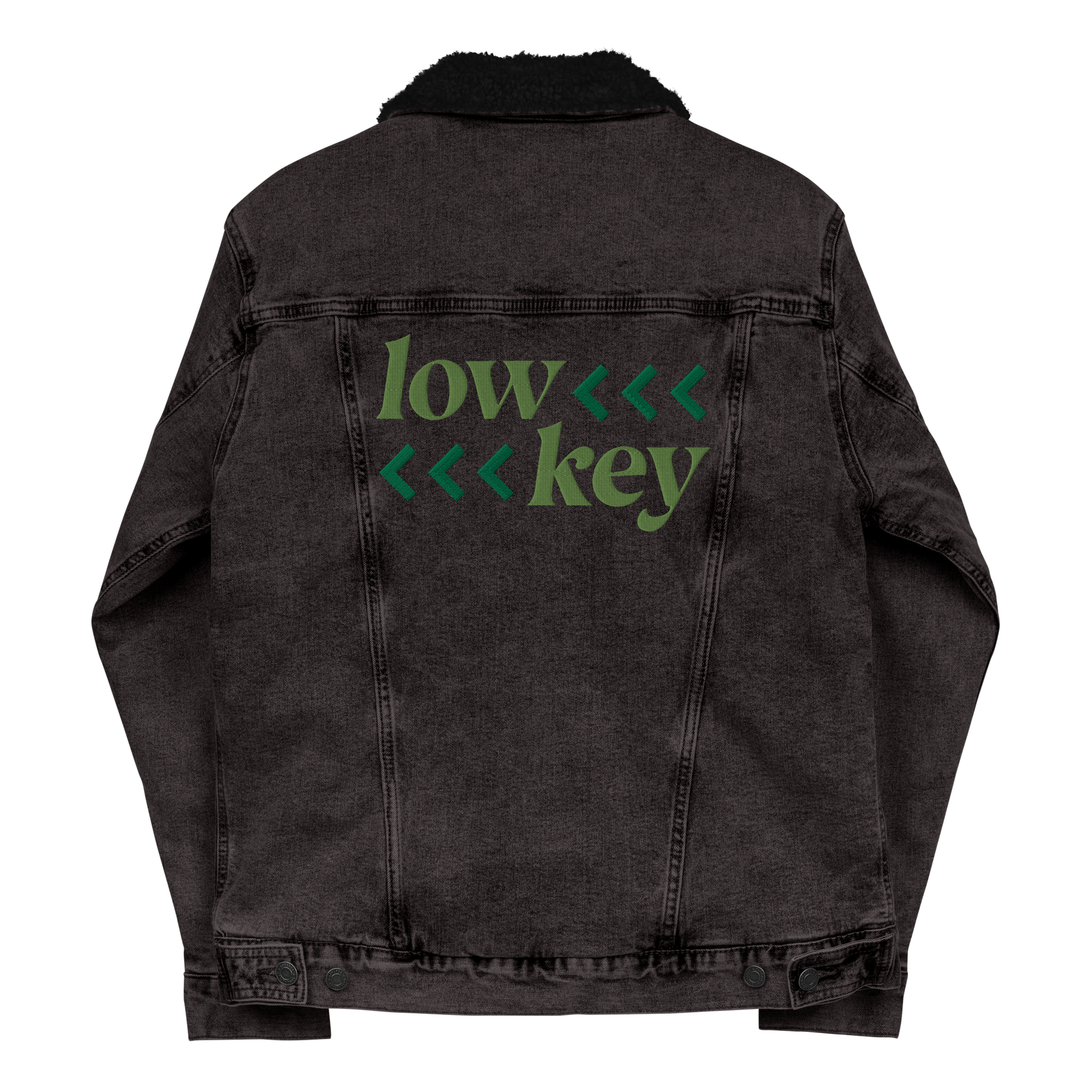 Low Key Denim Sherpa Jacket