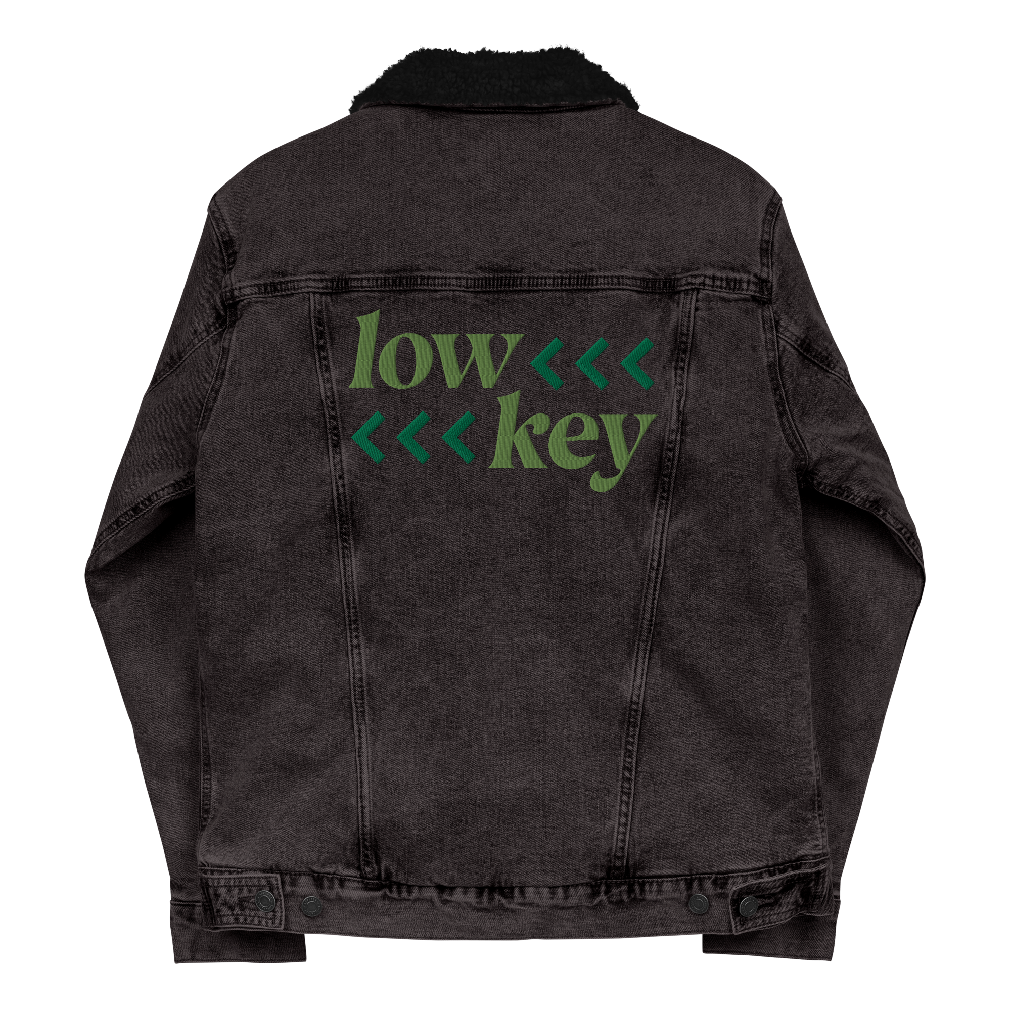 Low Key Denim Sherpa Jacket