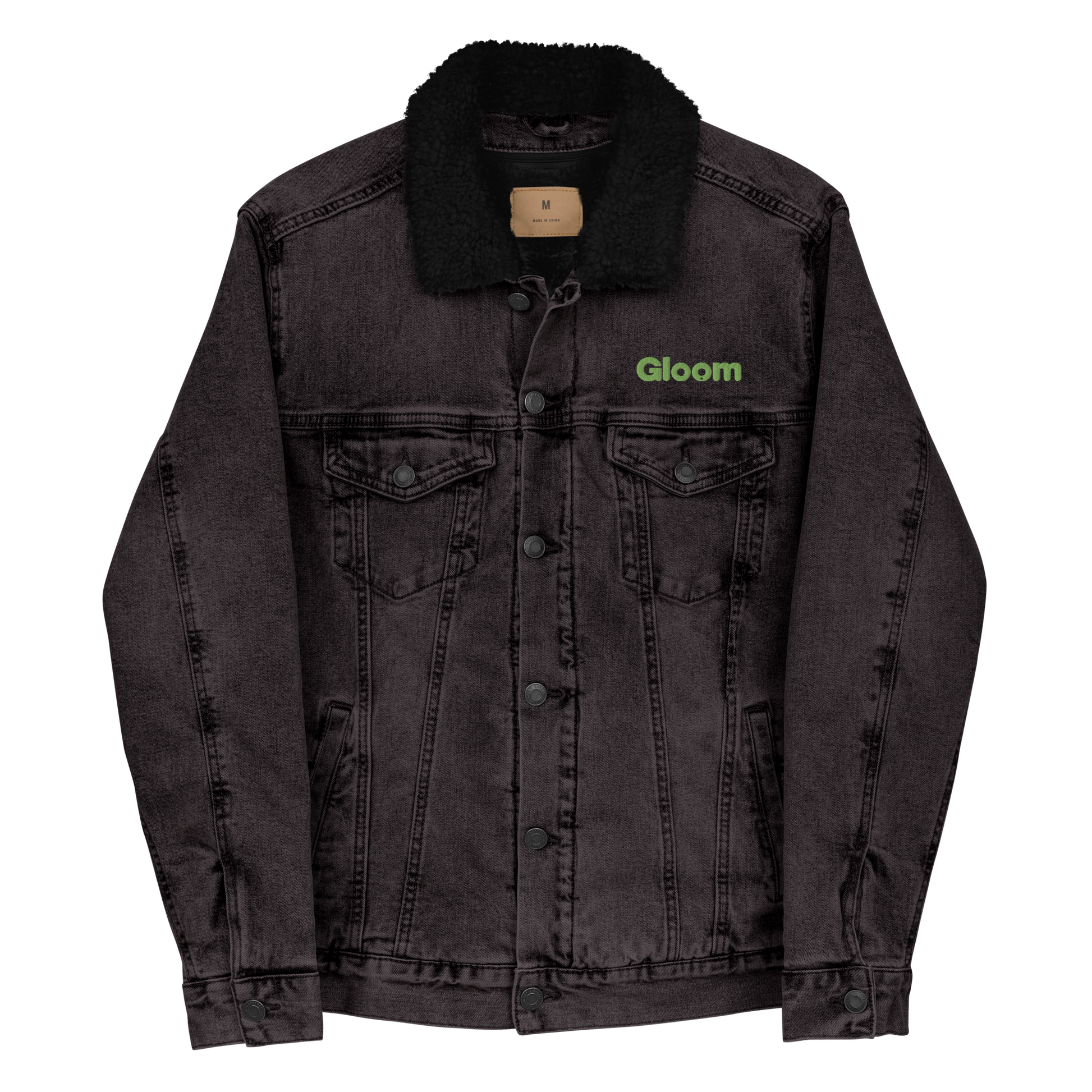 Low Key Denim Sherpa Jacket