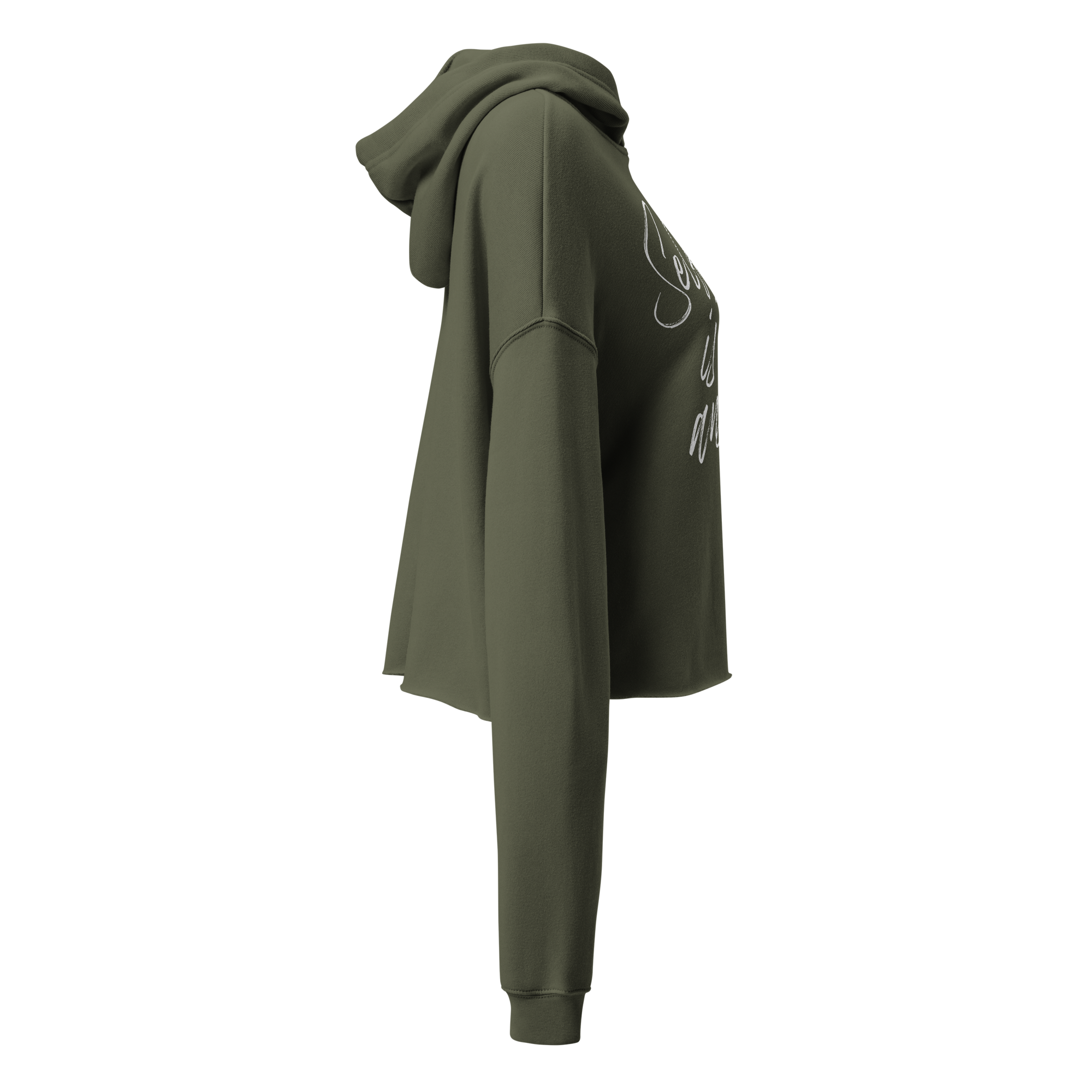 Introspect Crop Hoodie